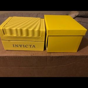 Invicta classic yellow watch display box New